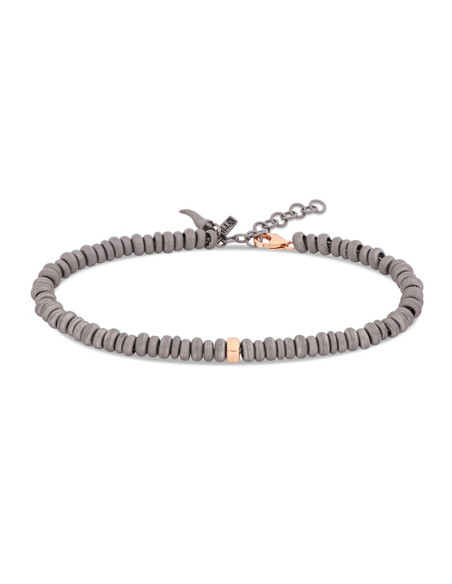 Bracciale Mano J uomo ABR1AR1 titanio oro micro anellini