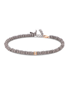 Bracciale Mano J uomo ABR1RRDBR titanio oro diamanti