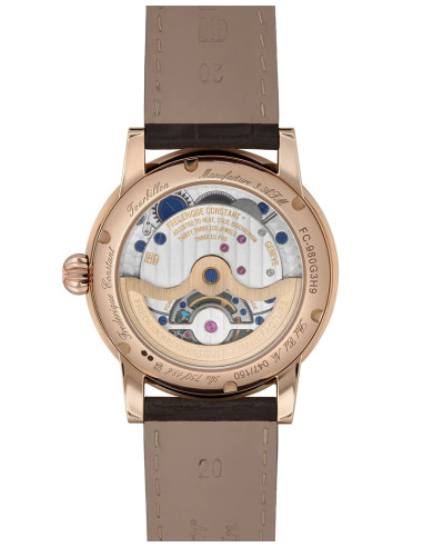 Orologio Frederique Constant uomo FC-980G3H9 Manufacture classic tourbillon marrone limited