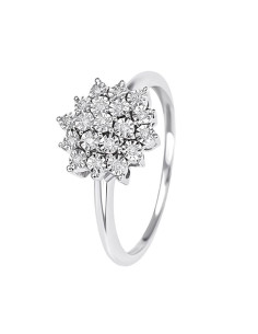Anello Bliss donna 20067363 Elisir oro bianco diamante