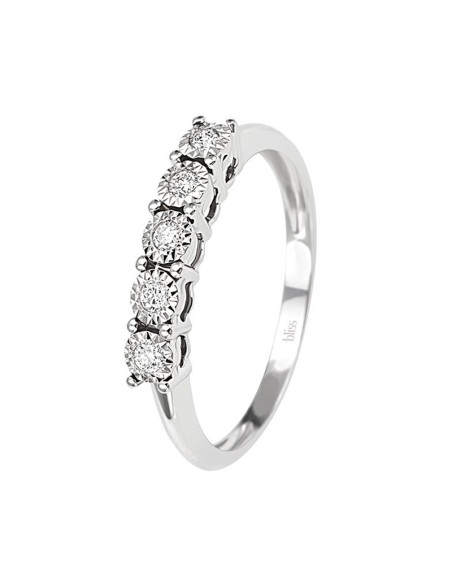 Anello Bliss donna 20069988 Rugiada oro bianco diamanti Anello Bliss donna 20069988 Rugiada oro bianco diamanti