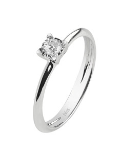 Anello Bliss donna 20073740 Lumina oro bianco con diamante
