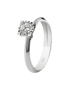 Anello Bliss donna  20073742 Lumina oro bianco con diamante