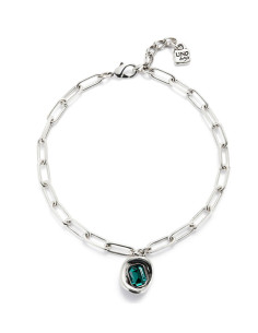 Collana Unode50 donna COL1945VRDMTL0U argentata