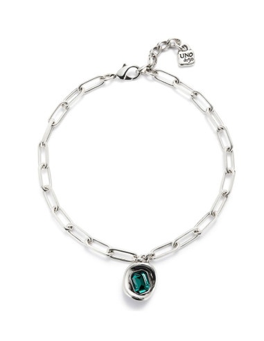 Collana Unode50 donna COL1945VRDMTL0U argentata