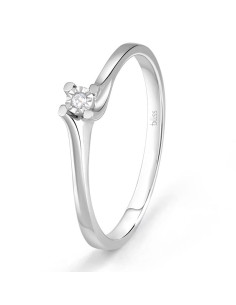 Anello Bliss donna 20069985 Rugiada oro bianco diamante