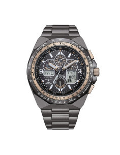 Orologio Citizen uomo JY8146-54E Air grigio eco drive radio controllato