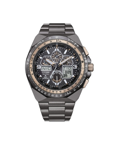 Orologio Citizen uomo JY8146-54E Air grigio eco drive radio controllato