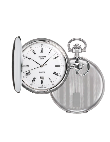 Orologio Tissot da tasca T83655313 quarzo svizzero savonnette
