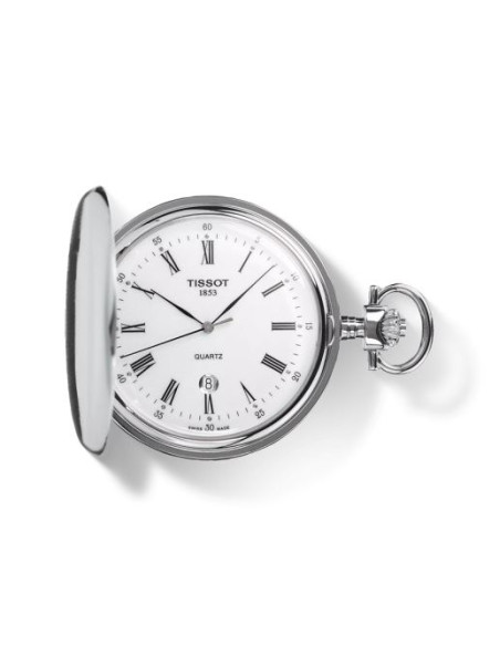 Orologio Tissot da tasca T83655313 quarzo svizzero savonnette Orologio Tissot da tasca T83655313 quarzo svizzero savonnette