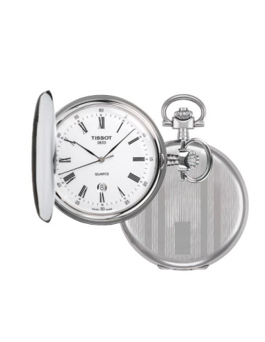 Orologio Tissot da tasca T83655313 quarzo svizzero savonnette