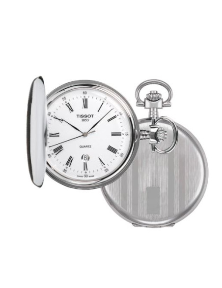 Orologio Tissot da tasca T83655313 quarzo svizzero savonnette Orologio Tissot da tasca T83655313 quarzo svizzero savonnette