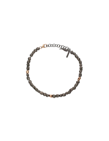 Bracciale Mano J uomo PEPSMBRT3RG titanio oro sassi