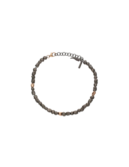 Bracciale Mano J uomo PEPSMBRT3RG titanio oro sassi