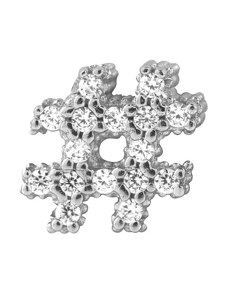 Charm Bliss donna 20077591 Mywords cancelletto argento