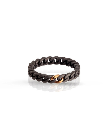 Anello Mano J uomo GROUANTRG titanio oro