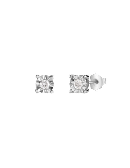 Orecchini Bliss donna 20101426 oro bianco diamante