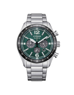 Orologio Citizen uomo OF Aviator Crono  CA4654-55XU verde