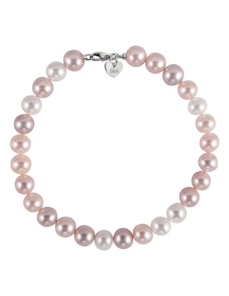 Bracciale Bliss donna 20068713 oro bianco perle multicolor