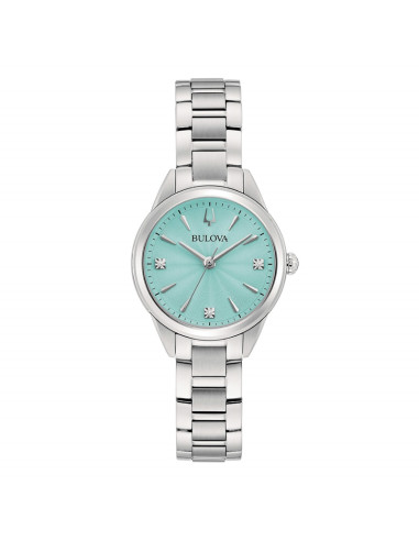 Orologio Bulova donna 96p253 sutton lady petite turchese
