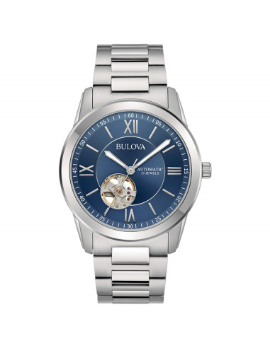 Orologio bulova uomo 96A281 classic automatic open heart