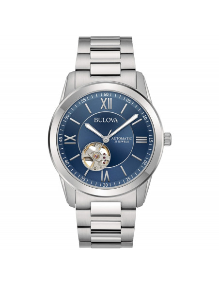 Orologio bulova uomo 96A281 classic automatic open heart