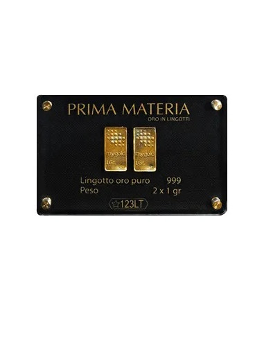 Lingotto in oro puro 999 da 2grammi