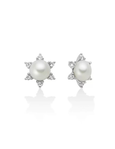Orecchini Miluna donnaPER2841 argento perle