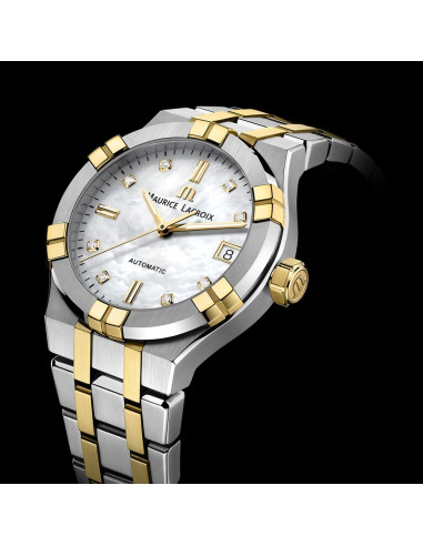 Orologio Maurice Lacroix donna AI6006-PVY13-170-2 argentato dorato