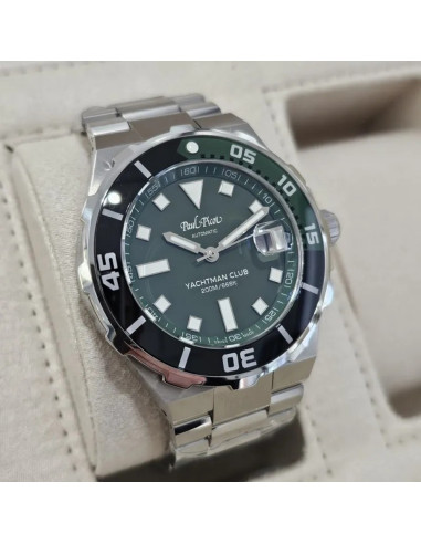 Orologio Paul Picot uomo 252ZNV verde Yachtman Club