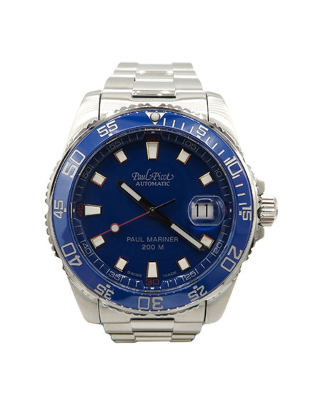Orologio Paul Picot uomo 4352SG CB Paul Mariner III blu Orologio Paul Picot uomo 4352SG CB Paul Mariner III blu