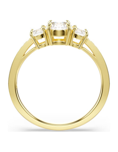 Anello Swarovski 5723294  Stilla Attract dorato