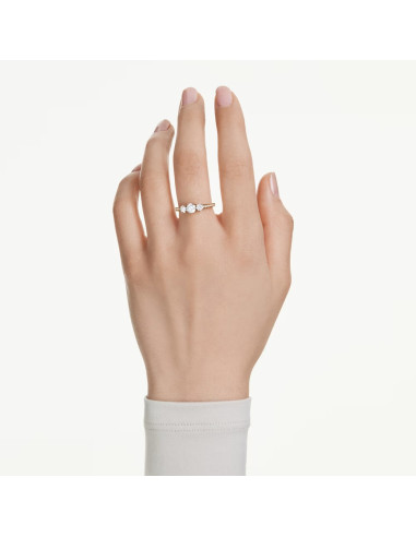 Anello Swarovski 5723294  Stilla Attract dorato
