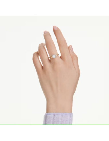 Anello Swarovski donna 5723334  Stilla Attract dorato