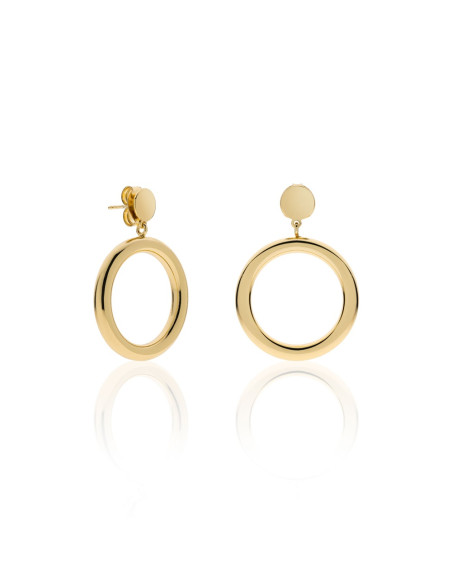 Orecchini Unoaerre donna 544993 dorati a cerchio