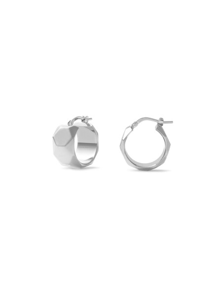 Orecchini Unoaerre donna 566200 argentati geometrici