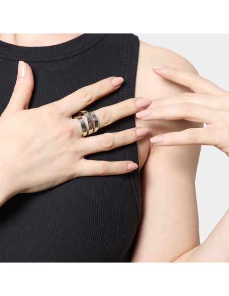 Anello Unoaerre donna 572434 argentato rigido