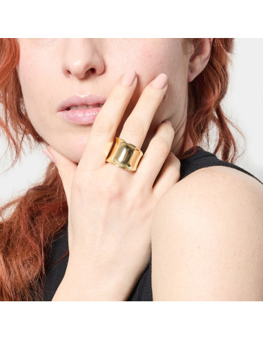 Anello Unoaerre donna 572429 dorato rigido