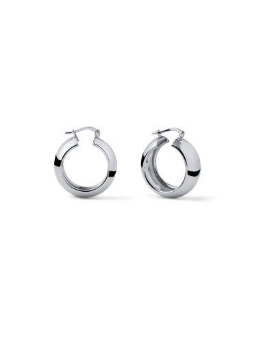 Orecchini Unoaerre donna 572391 argentati cerchio