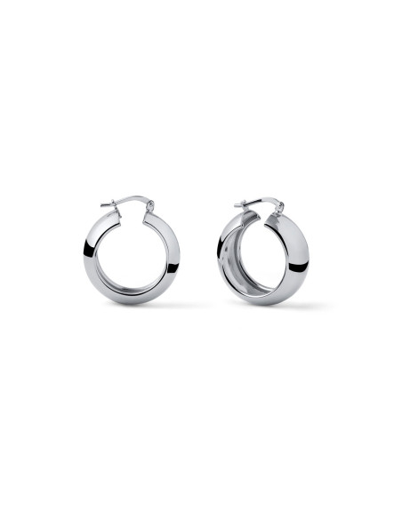 Orecchini Unoaerre donna 572391 argentati cerchio