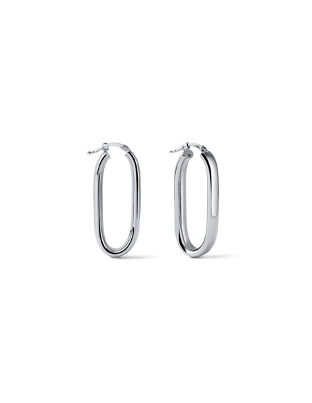 Orecchini Unoaerre donna 572387 argentati ovali