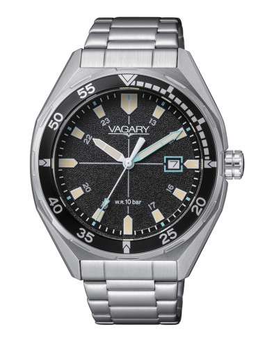 Orologio Vagary uomo Aqua39 IB9-417-51 argentato