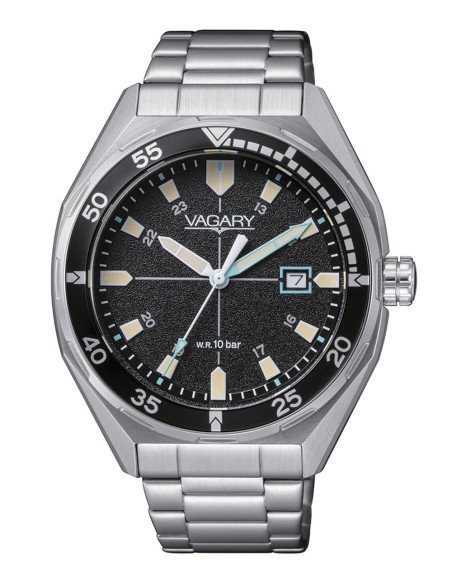 Orologio Vagary uomo Aqua39 IB9-417-51 argentato