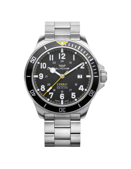 Orologio Glycine uomo Combat Sub GL0255 argentato
