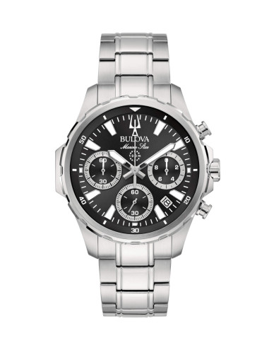 Orologio Bulova uomo Marine Star Crono 96B467 nero