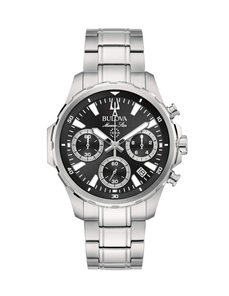 Orologio Bulova uomo Marine Star Crono 96B467 nero