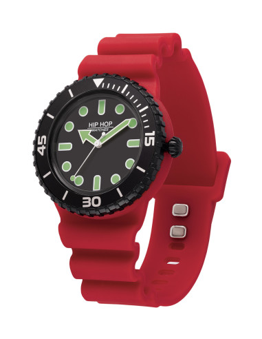 Orologio Hip Hop uomo Master HWU1235 rosso