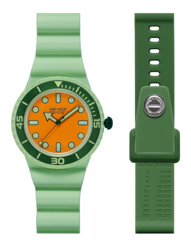 Orologio Hip Hop uomo Master HWU1260 verde