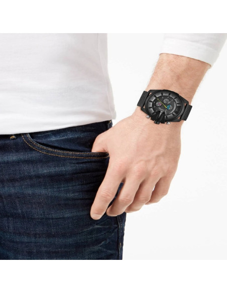 Orologio Diesel uomo DZ4514 Mega Chief crono quarzo nero