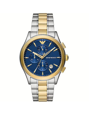 Orologio Emporio Armani uomo AR11579 Paolo crono quarzo blu 